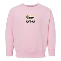 Toddler Chad & Jake VCU Rams Personalized Pullover Sweatshirt