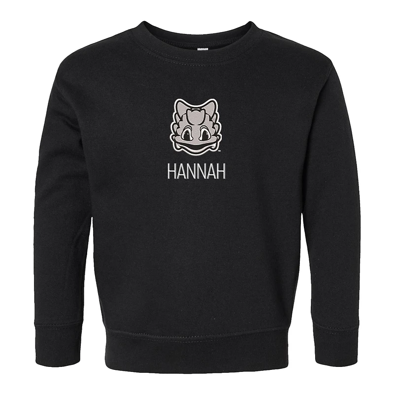 Toddler Chad & Jake Black TCU Horned Frogs Personalized Pullover Sweatshirt