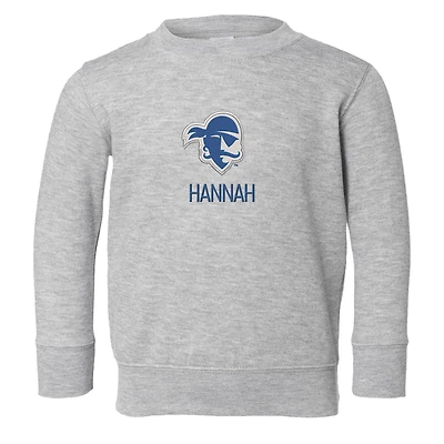 Toddler Chad & Jake Heather Gray Seton Hall Pirates Personalized Pullover Sweatshirt