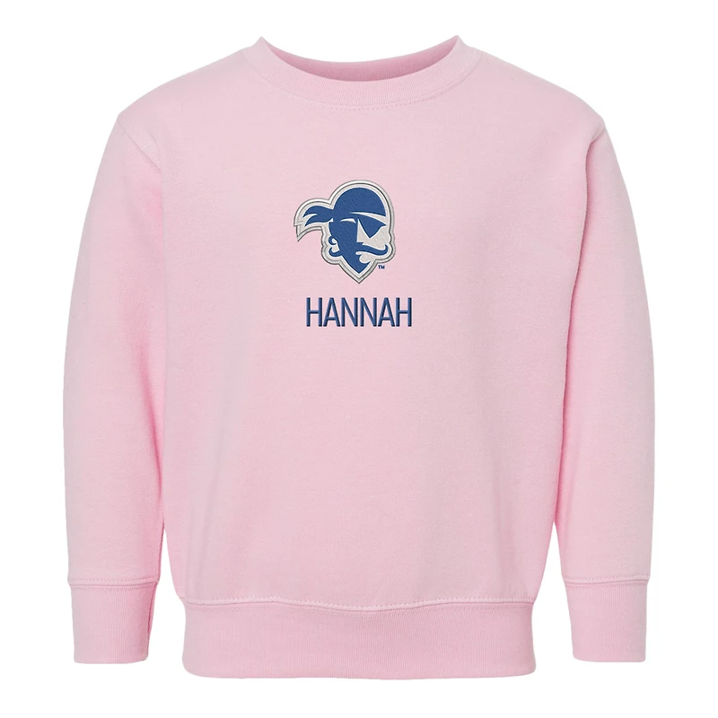Toddler Chad & Jake Seton Hall Pirates Personalized Pullover Sweatshirt