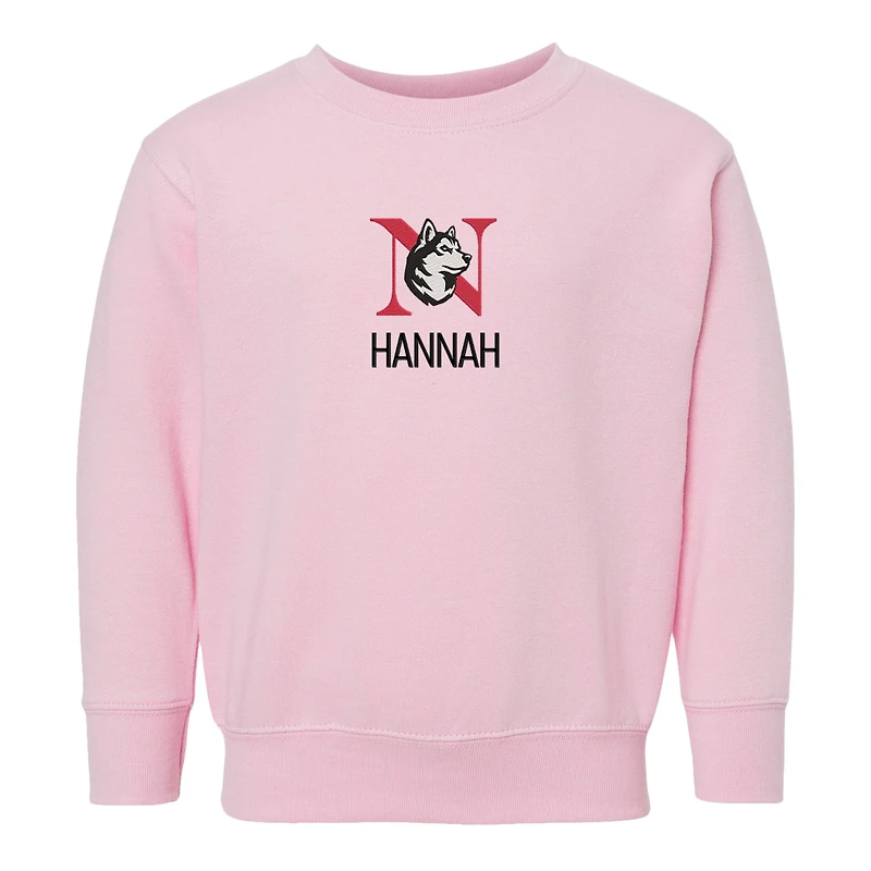 Toddler Chad & Jake Northeastern Huskies Personalized Pullover Sweatshirt