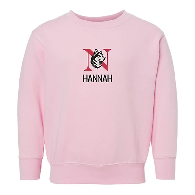 Toddler Chad & Jake Northeastern Huskies Personalized Pullover Sweatshirt