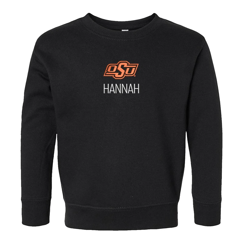 Toddler Chad & Jake Oklahoma State Cowboys Personalized Pullover Sweatshirt