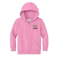 Toddler Chad & Jake Pink VCU Rams Personalized Full-Zip Hoodie