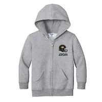 Toddler Chad & Jake Heather Gray Missouri Tigers Personalized Full-Zip Hoodie