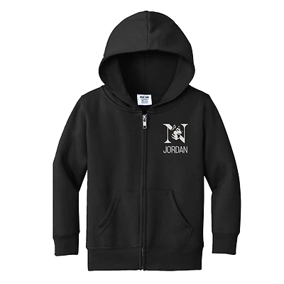 Toddler Chad & Jake Northeastern Huskies Personalized Full-Zip Hoodie