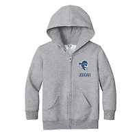Toddler Chad & Jake Heather Gray Seton Hall Pirates Personalized Full-Zip Hoodie