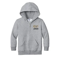 Toddler Chad & Jake Heather Gray VCU Rams Personalized Full-Zip Hoodie