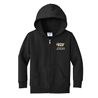 Toddler Chad & Jake Black VCU Rams Personalized Full-Zip Hoodie
