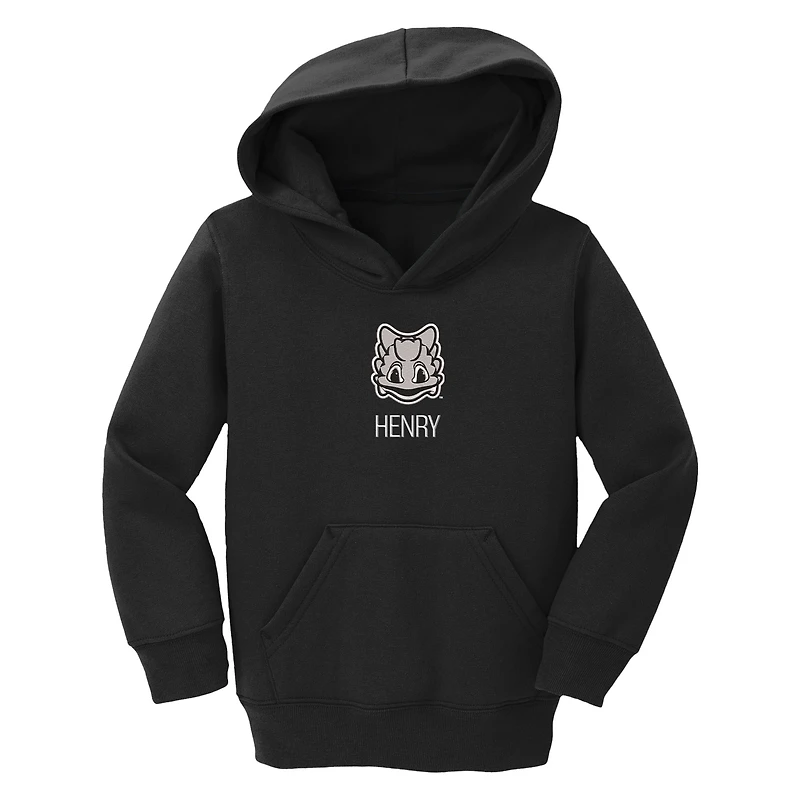 Toddler Chad & Jake Black TCU Horned Frogs Personalized Pullover Hoodie