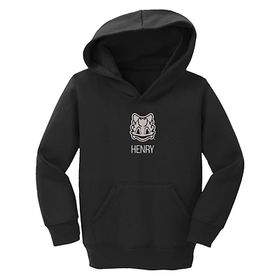 Toddler Chad & Jake Black TCU Horned Frogs Personalized Pullover Hoodie