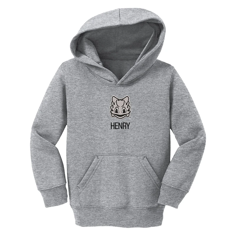 Toddler Chad & Jake Heather Gray TCU Horned Frogs Personalized Pullover Hoodie