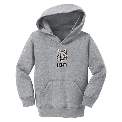 Toddler Chad & Jake Heather Gray TCU Horned Frogs Personalized Pullover Hoodie