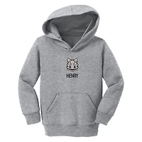 Toddler Chad & Jake Heather Gray TCU Horned Frogs Personalized Pullover Hoodie