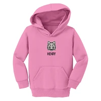 Toddler Chad & Jake Pink TCU Horned Frogs Personalized Pullover Hoodie