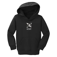 Toddler Chad & Jake Black Northeastern Huskies Personalized Pullover Hoodie
