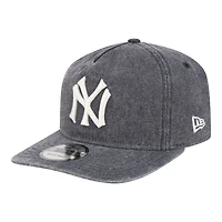 Men's New Era  Navy Heather New York Yankees Throwback Denim Classic 19TWENTY Adjustable Hat