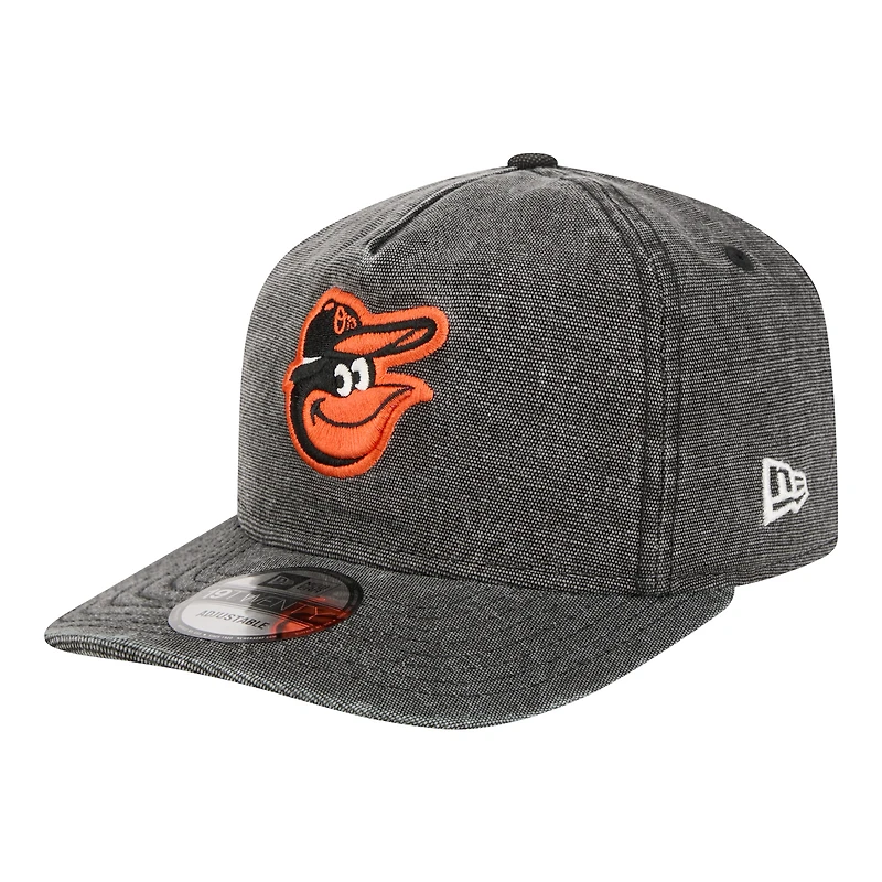 Men's New Era  Black Baltimore Orioles  Denim Classic 19TWENTY Adjustable Hat