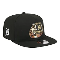 Men's New Era  Black Detroit Tigers Ring A-Frame 9FIFTY Snapback Hat