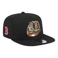 Men's New Era  Black Boston Red Sox Ring A-Frame 9FIFTY Snapback Hat