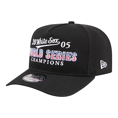 Men's New Era Black Chicago White Sox 2005 World Series Champions Historic 9FIFTY A-Frame Snapback Hat