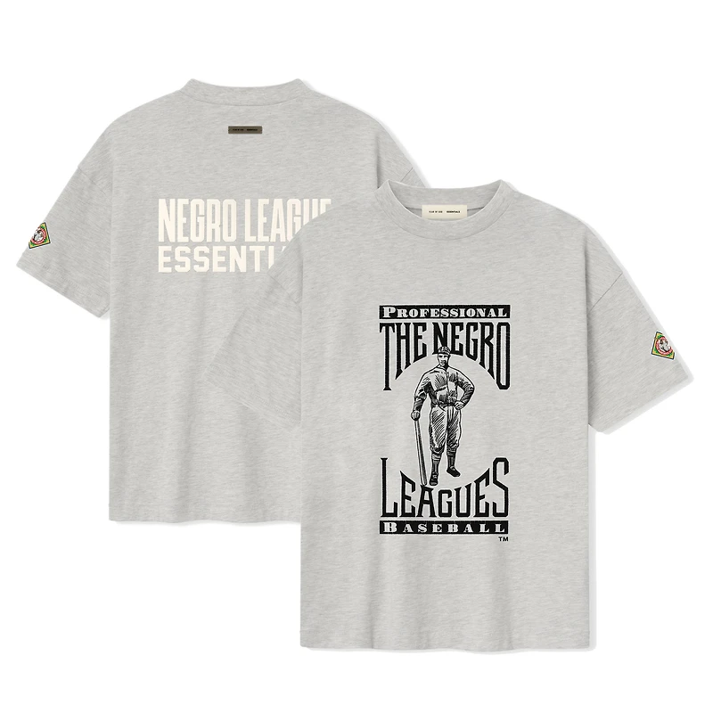 Men's Heather Gray Fear of God x Negro Leagues Baseball Museum T-Shirt