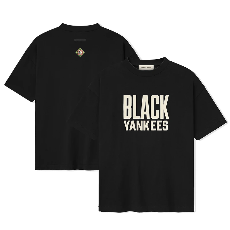 Men's Black Black Yankees Fear of God x Negro Leagues Baseball Museum T-Shirt