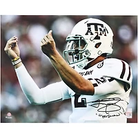 Johnny Manziel Texas A&M Aggies Autographed 11" x 14" Money Hands Photograph with "12 Heisman" Inscription