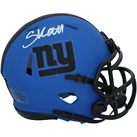 Cam Skattebo New York Giants Autographed Riddell Rave Speed Mini Helmet