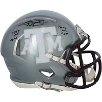 Johnny Manziel Texas A&M Aggies Autographed Riddell Flash Speed Mini Helmet with "9989 YDS 93 TDS" & "Texas A&M HOF" Inscriptions