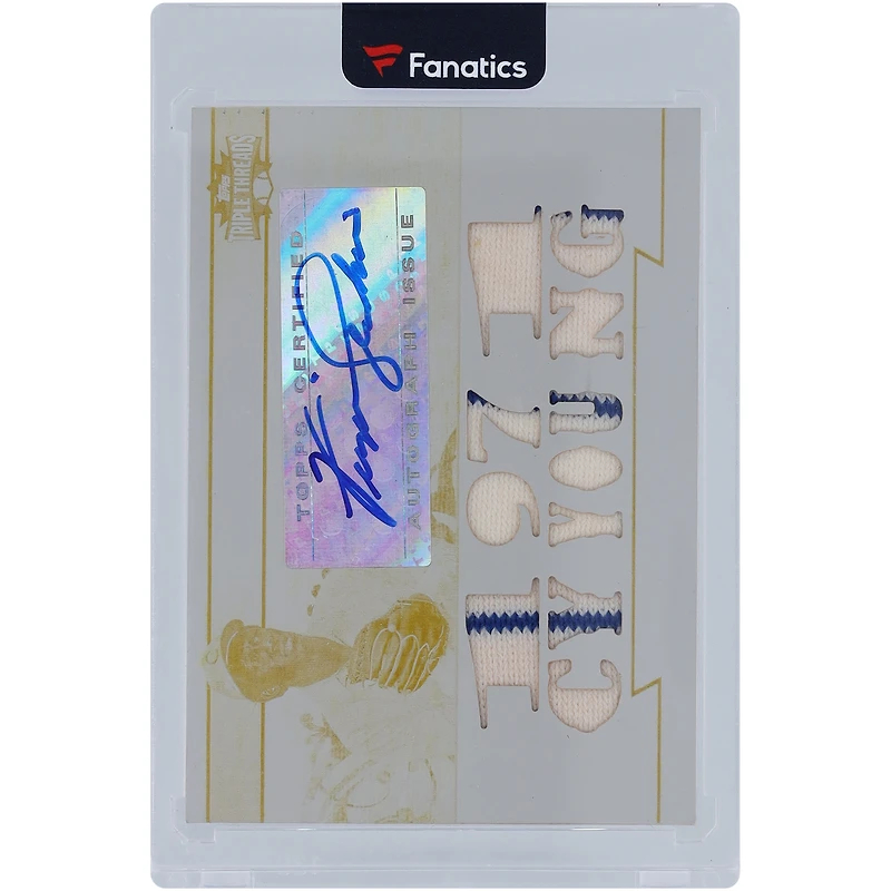 Fergie Jenkins Chicago Cubs Autographed 2011 Topps Triple Threads Multi Relic White Whale #TTAR-228 #1/1 Card