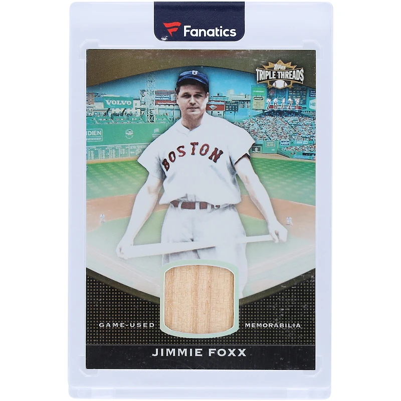 Jimmie Foxx Boston Red Sox 2011 Topps Triple Threads Game-Used Bat Relic #TTUSR-193 #26/27 Card
