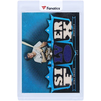 Duke Snider Brooklyn Dodgers 2007 Topps Triple Threads Multi Game-Used Relics #TTR-82 #3/3 Card
