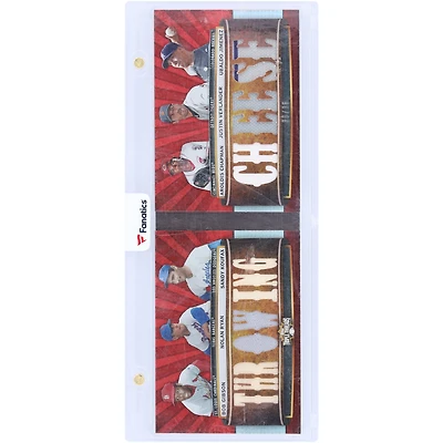 MLB Pitchers 2011 Topps Triple Threads 6-Player Multi Game-Used Relic Booklet #TTRDC-18 #30/36 Card