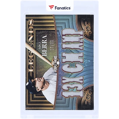 Yogi Berra New York Yankees 2013 Topps Triple Threads Multi Game-Used Relics #TTRL-YB #17/36 Card