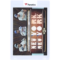 Reggie Jackson, Darryl Strawberry & Carlos Beltran 2011 Topps Triple Threads Multi Game-Used Relic #TTRC-33 #10/27 Card
