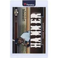 Hank Aaron Atlanta Braves 2011 Topps Triple Threads Multi Game-Used Relics #TTRL-15 #8/27 Card