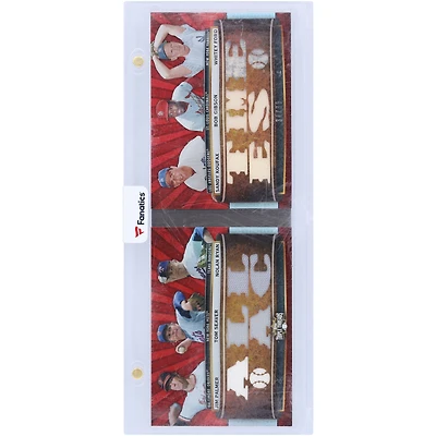 MLB HOF 2011 Topps Triple Threads 6-Player Multi Game-Used Relic Booklet #TTRDC-14 #34/36 Card
