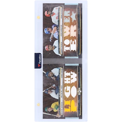 MLB Power Hitters 2011 Topps Triple Threads 6-Player Multi Game-Used Relic Booklet #TTRDC-13 #9/27 Card