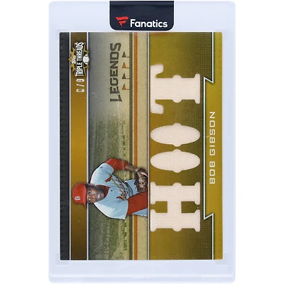 Bob Gibson St. Louis Cardinals 2011 Topps Triple Threads Multi Game-Used Relics #TTRL-12 #3/9 Card