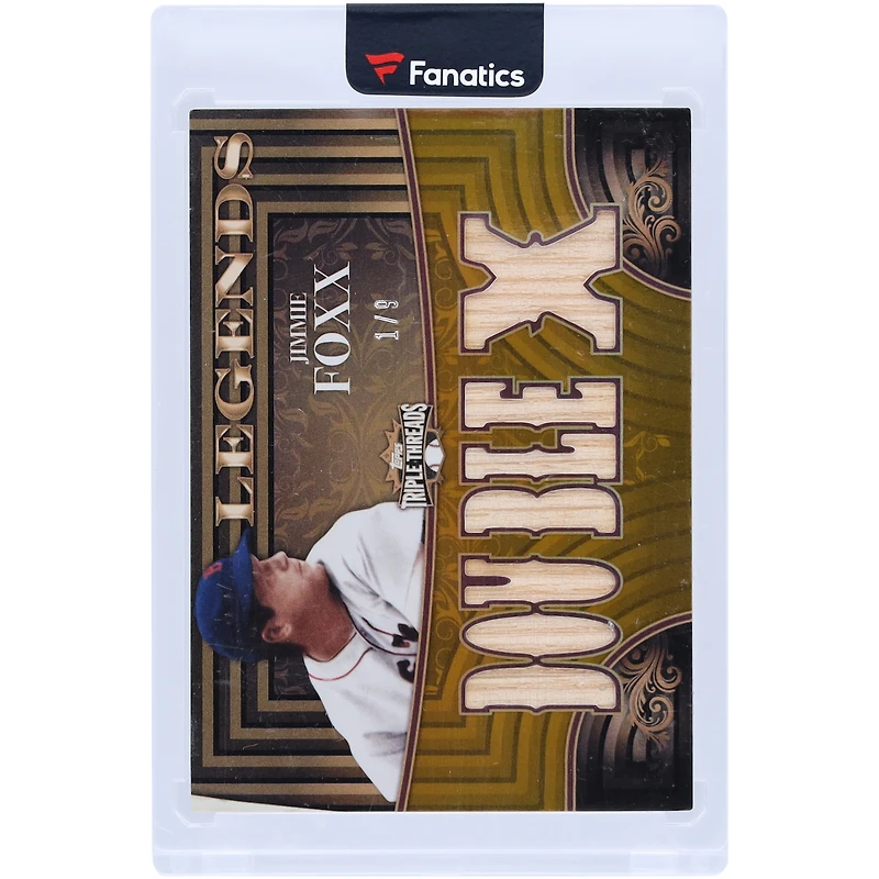 Jimmie Foxx Boston Red Sox 2013 Topps Triple Threads Multi Game-Used Relics #TTRL-JF #1/9 Card