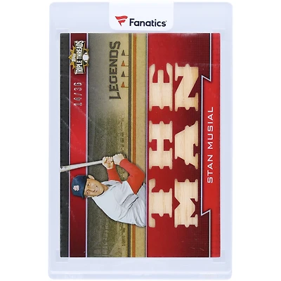 Stan Musial St. Louis Cardinals 2011 Topps Triple Threads Multi Game-Used Relics #TTRL-14 #14/36 Card