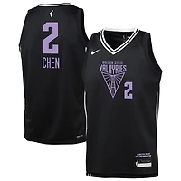 Youth Nike Kaitlyn Chen Eclipse Black Golden State Valkyries Explorer Edition Victory Player Jersey
