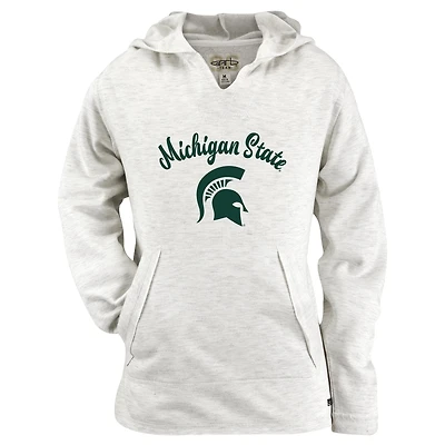 Girls Youth Garb Natural Michigan State Spartans Hadley Lightweight Sweatshirt