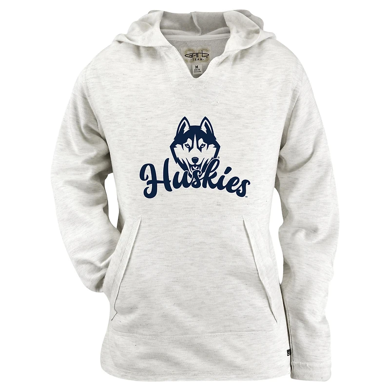Girls Youth Garb Natural UConn Huskies Hadley Lightweight Sweatshirt