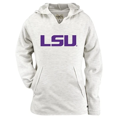 Girls Youth Garb Natural LSU Tigers Hadley Lightweight Sweatshirt