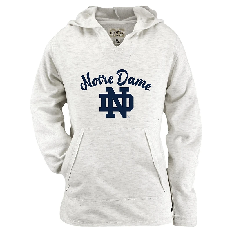 Girls Youth Garb Natural Notre Dame Fighting Irish Hadley Lightweight Sweatshirt