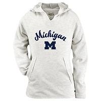 Girls Youth Garb Natural Michigan Wolverines Hadley Lightweight Sweatshirt