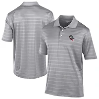 Men's Champion  Gray Rocket City Trash Pandas Textured Solid Polo