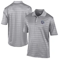 Men's Champion  Gray Lehigh Valley IronPigs Textured Solid Polo